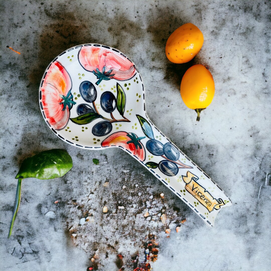 Repose-cuillère En Céramique Décoratif - Thème Abeille Et Noël - Pour Cuillères, Baguettes - Décoration De Cuisine
