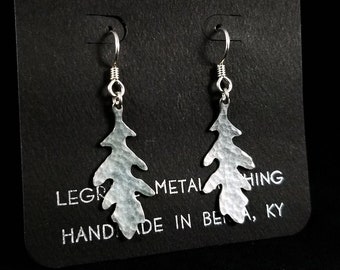 White Oak Earrings - Sterling Silver