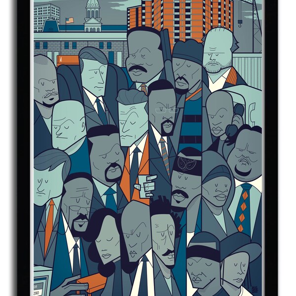 Affiche the wire par Ale Giorgini