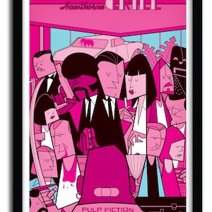 Pulp Fiction poster by Ale Giorgini