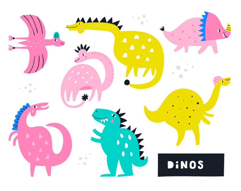 Download Dinosaur svg dinosaur clipart animal nursery art dino | Etsy