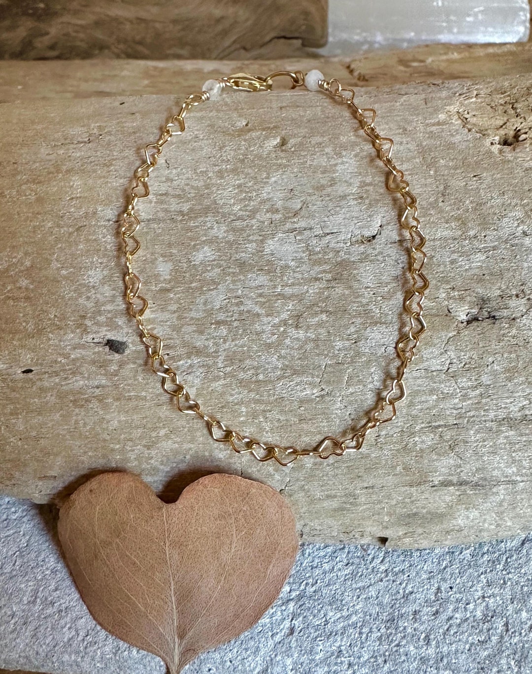 Georgini Sweetheart Heart Chain Bracelet - Gold