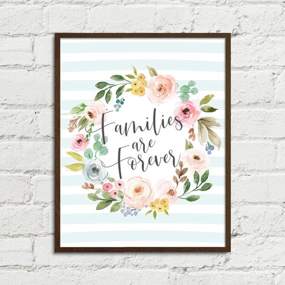 Families Are Forever Eternal Family Home Decor Lds Art - Lds Home Decor Families Are Forever Eternal Family Home Decor Lds Art - Lds Home Decor