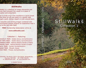 StillWalks video colección 1 en DVD - 7 StillWalks videos dirigidos a promover el bienestar, relajación, alivio del estrés. Sin música, sin voces en off.
