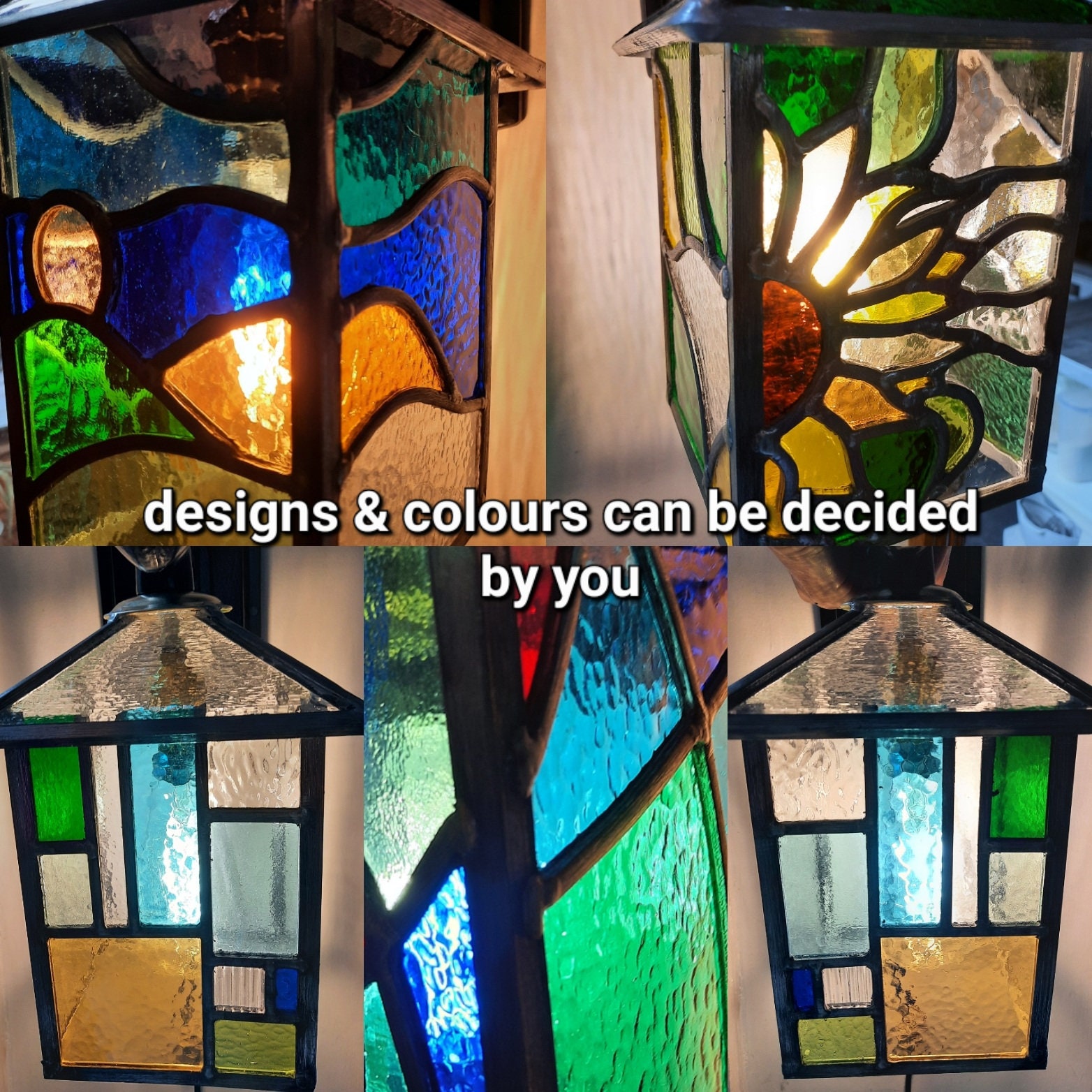 Stained glass sales lights for sale