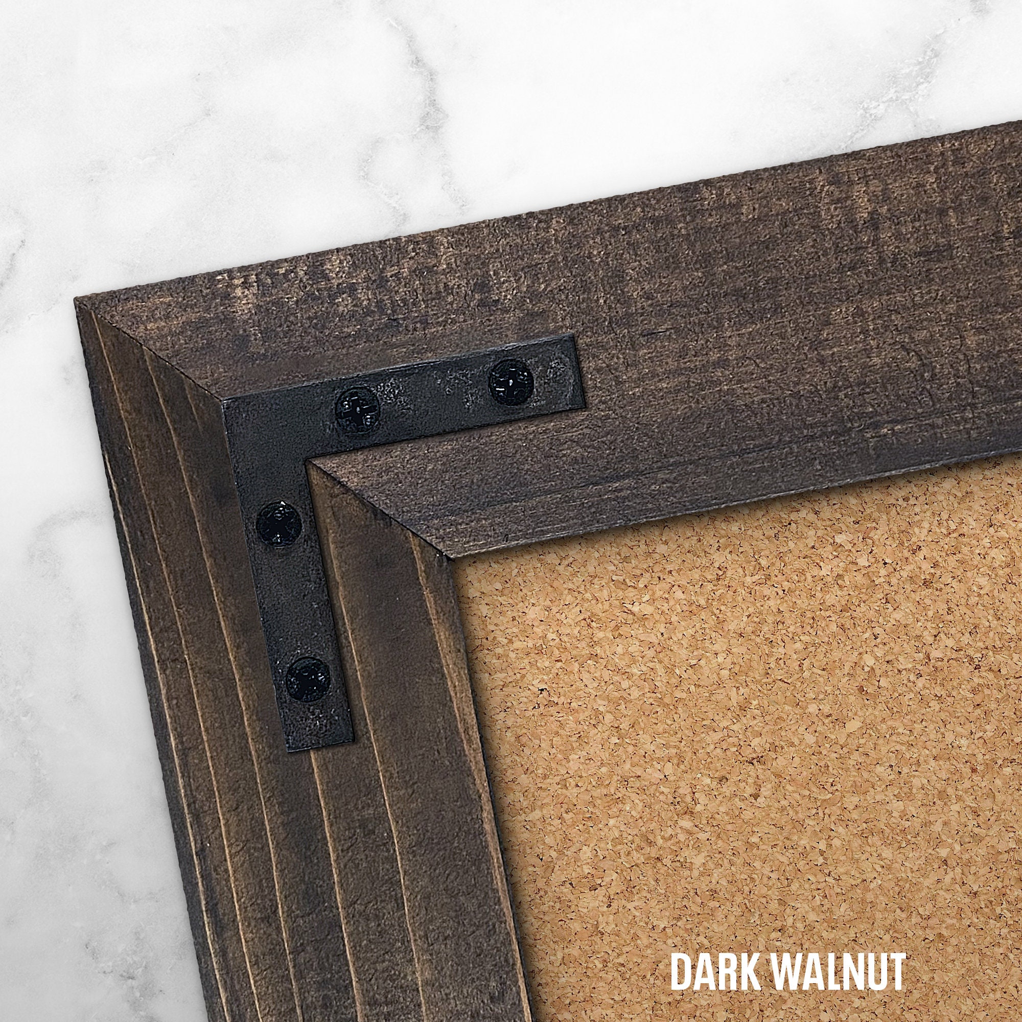 Rustic Wood Framed Cork Board Bulletin Board / Message Board Etsy