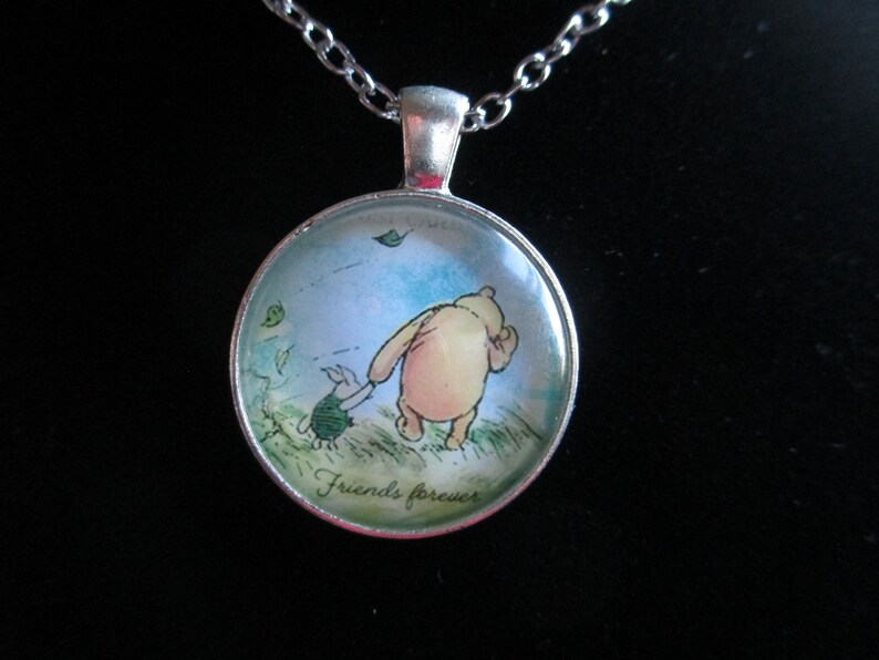 Download Glass Dome Cabochon Winnie The Pooh And Piglet Friends Etsy Yellowimages Mockups