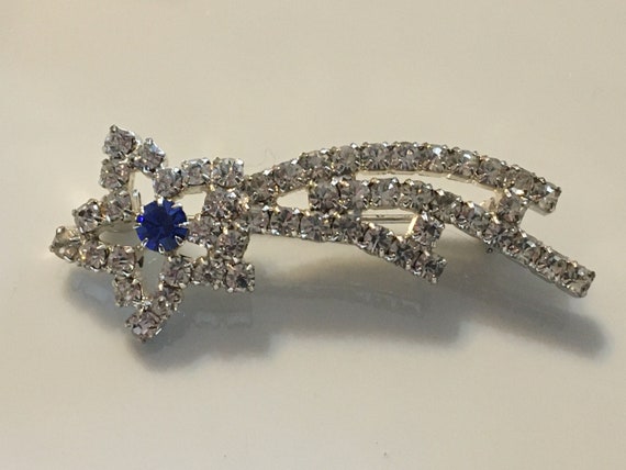Shooting Star Brooch-Shooting Star Rhinestone Broo