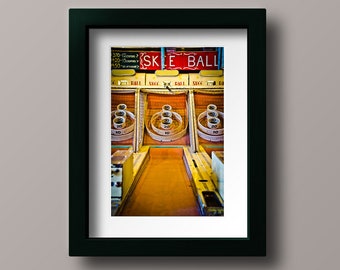 Skee Ball #1, Vintage Boardwalk Game Photograph, Ocean City, Fun, Fine Art, Pop Art, Nursery Wall Art, Home Decor, Classic, Carnival,