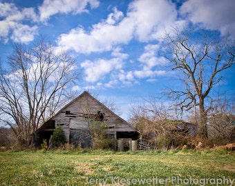 Old Barn Photo, Country, Rustic, Farming, Landscape Photography, Abandoned Barn Photograph, Home Decor, Bath Decor, Fine Art Print, Wall Art