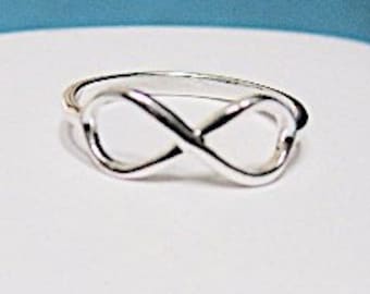 Bague infini en argent sterling - Infini moyen
