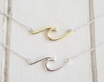 Wave Anklet-  Sterling silver 925 - Available in 2 colors