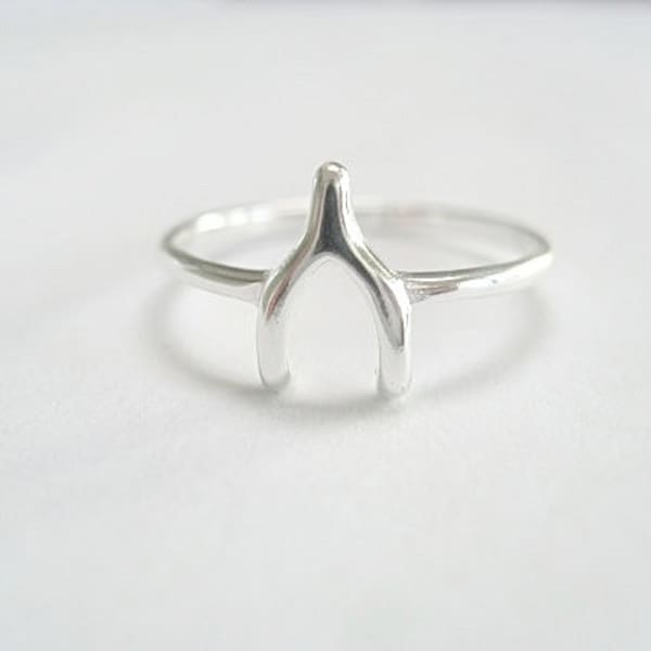 Sterling Silver Wishbone Ring*
