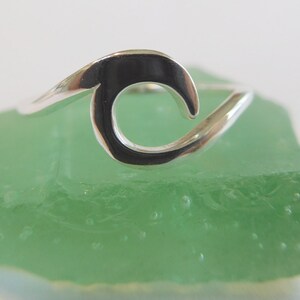 Wave ring Sterling Silver image 3