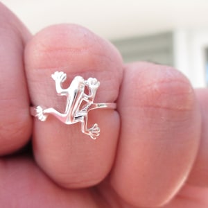 Frog ring - Sterling Silver (D)