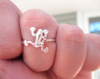 Frog ring - Sterling Silver (D)