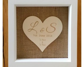 Personalised Leather Hearts Personalised for 3rd Wedding Anniversary Gift - Tag, Plain or Keyring
