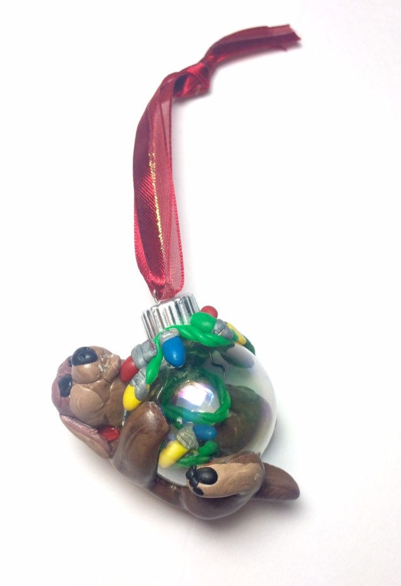 Polymer Clay Dog Ornament: Perfect Christmas & Holiday Decor Gift for Dog Owners image 5