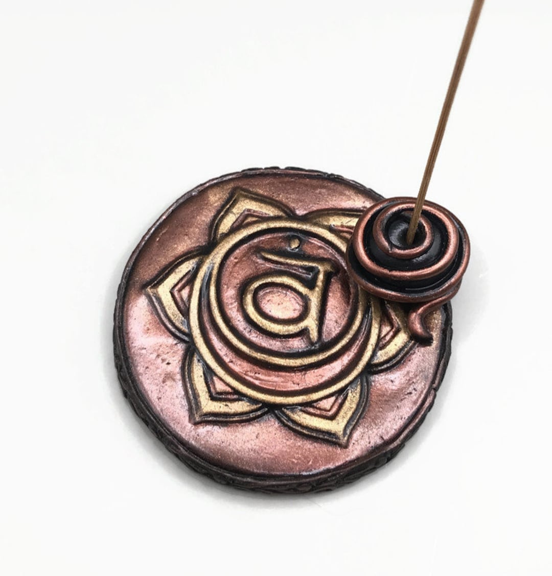 Sacral Chakra Incense Holder Meditation Svadhisthana Chakra Etsy