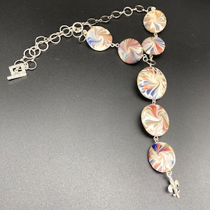 Fleur de lis-ketting, fleur-de-lis-sieraden, Mardi Gras-ketting, kralenketting, sieraden voor vrouwen