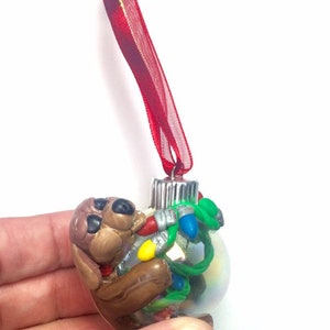 Polymer Clay Dog Ornament: Perfect Christmas & Holiday Decor Gift for Dog Owners image 2