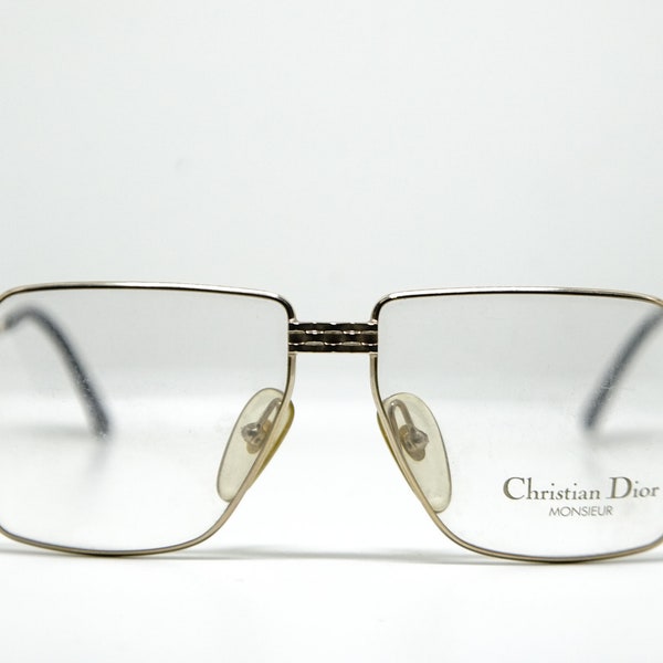 CHRISTIAN DIOR 2391 vintage carré occhiali lunettes lunettes gafas lunettes lunettes de soleil cadre hipster fabriqué en Autriche NOS années 1980
