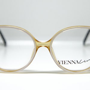 Vintage VIENNALINE glasses Gold plated  occhiali brille lunettes gafas eyewear sunglasses frame made in AUSTRIA NOS 1980's circa