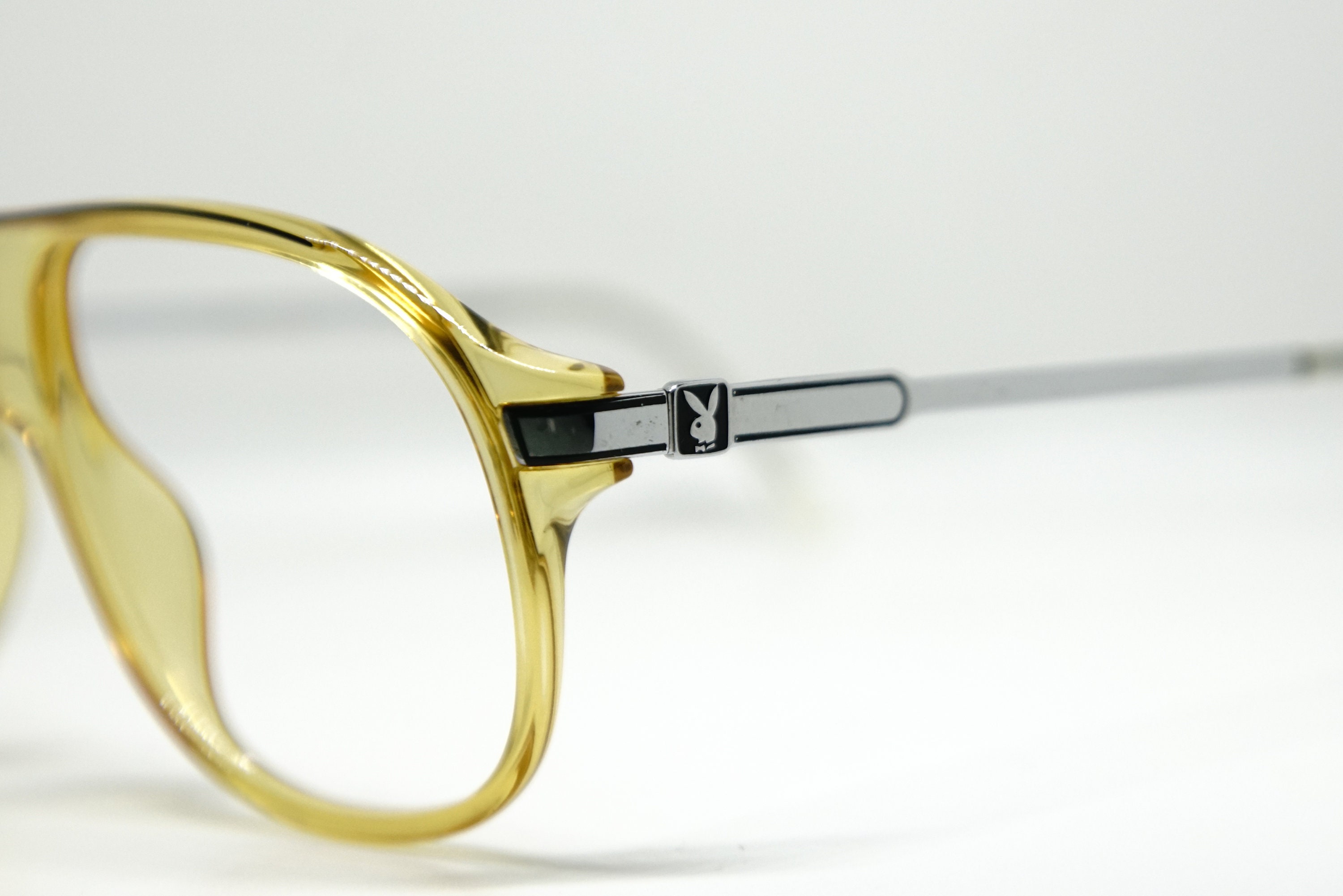 Lunettes Vintage Playboy 4587 Marron - Monture Acétate Demi-écaille, Unisexe, Neuf Sans étiquette