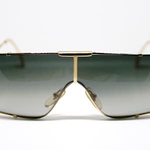 vintage mask sunglasses occhiali da sole sonnebrille lunettes gafas de sol eyewear hipster made in ITALY  New Old Stock 1990&#39;s
