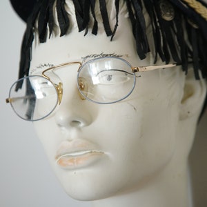 STEROFLEX vintage oval glasses occhiali brille lunettes gafas eyewear sunglasses frame made in ITALY New Old Stock 1980's