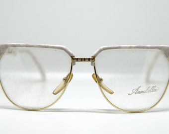 vintage ANNABELLA glasses occhiali brille lunettes gafas eyewear sunglasses frame made in ITALY New Old Stock 1980's