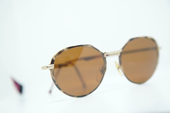 TRUSSARDI ACTION ATR20 Round Vintage sunglasses o… - image 9