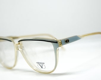 Vintage glasses VALENTINO mod. 105 A6  occhiali brille lunettes gafas eyewear sunglasses frame made in ITALY New Old Stock 1980&#39;s