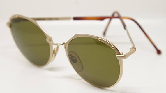 TRUSSARDI ACTION ATR20 Round Vintage sunglasses o… - image 3