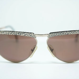 NOUVELLE VAGUE Vintage glasses occhiali da sole sonnebrille lunettes de sol gafas de sol eyewear sunglasses Made in Italy NOS 1980&#39;s