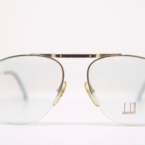 DUNHILL 6022 vintage glasses occhiali brille lunettes gafas glasses eyewear made in AUSTRIA New Old Stock 1980&#39;s