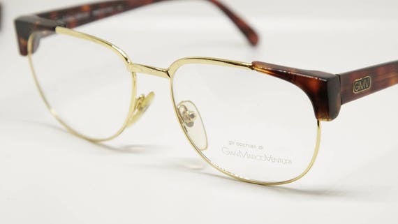 Lunettes Vintage Gian Marco Venturi GMV 440 - Monture Or Ovale - Taille 52-19-140 - Allemagne - Neuf Sans étiquette