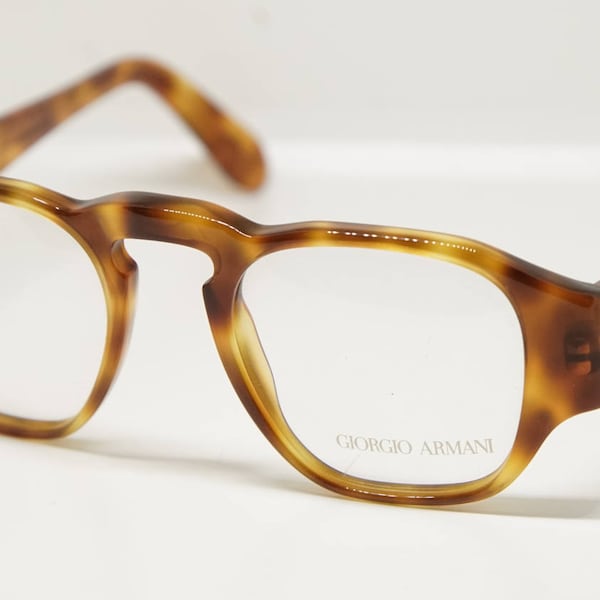 Vintage Giorgio Armani 316 glasses occhiali brille lunettes gafas eyewear sunglasses frame hipster Made in Italy NOS