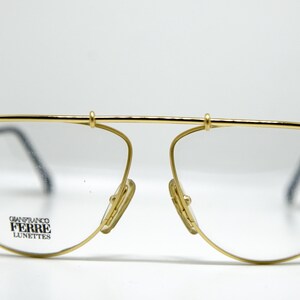 Vintage GIANFRANCO FERRE GFF53 occhiali brille lunettes gafas glasses eyewear sunglasses frame made in ITALY New Old Stock 1990&#39;s