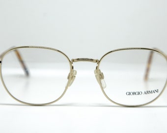 GIORGIO ARMANI 162-743 Vintage bril occhiali brille lunettes gafas eyewear zonnebril frame hipster gemaakt in ITALIË New Old Stock 1980's