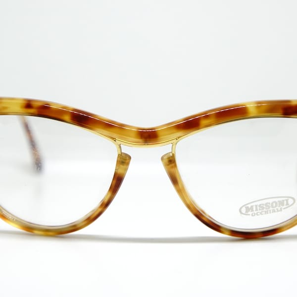 Vintage MISSONI  mod.M163 glasses occhiali brille lunettes gafas eyewear sunglasses frame hipster New Old Stock Made in ITALY 1980's
