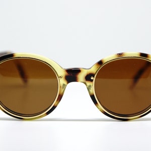 VOGUE P101 Occhiali da sole rotondi vintage occhiali da sole sonnebrille lunettes gafas de sol occhiali realizzati in Italia NOS anni '90 circa