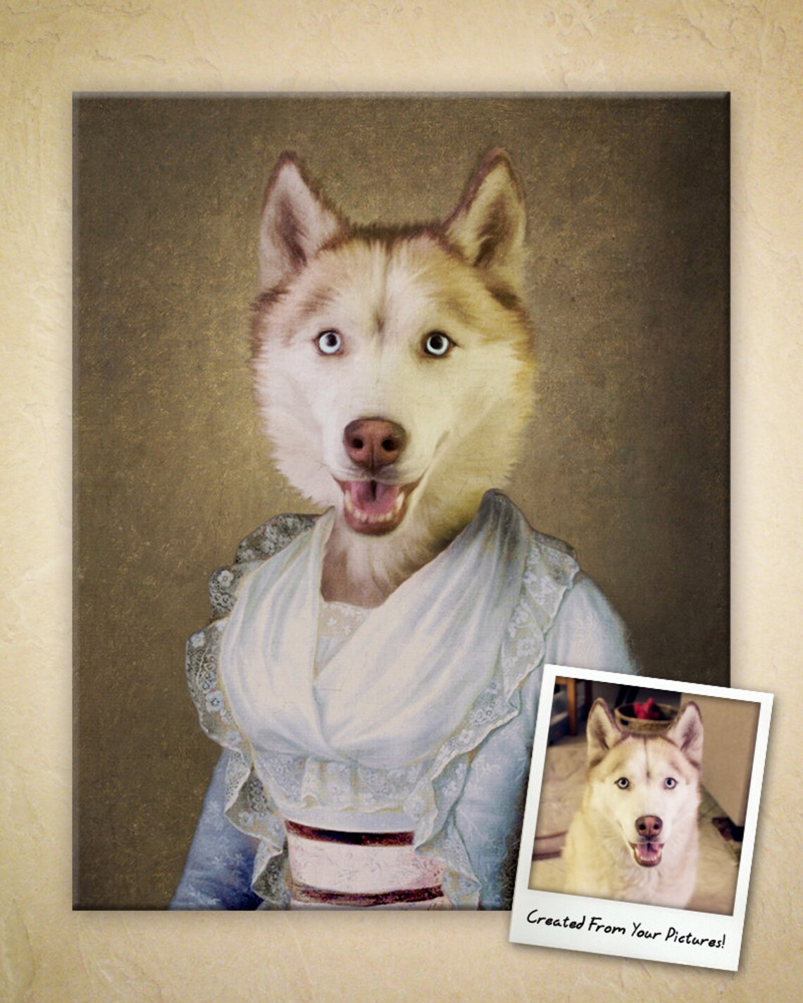 Custom Vintage Regal Pet Portrait Digital File Only Etsy