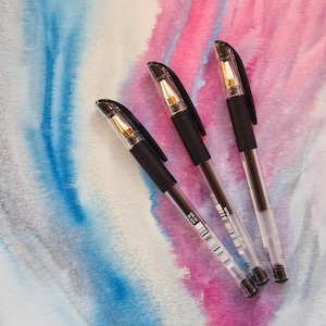 UM151 Uni-ball Signo DX gel ink pen, black 0.38mm