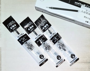 UMR1.24 - black 0.38mm refill for UM151 Uni-ball Signo DX gel ink pen