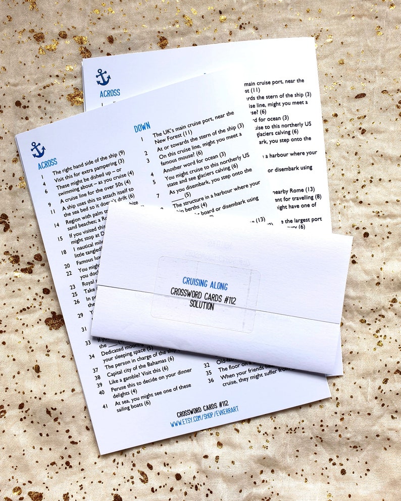 Cruising Along Crossword Card Cruise Holiday Crossword Puzzle Greetings Cruising Along Crossword Card Cruise Holiday Crossword Puzzle Greetings