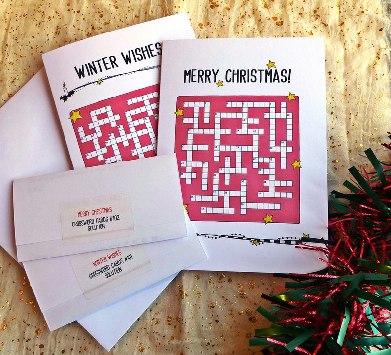 Merry Christmas Printable Crossword Christmas themed crossword puzzle image 3