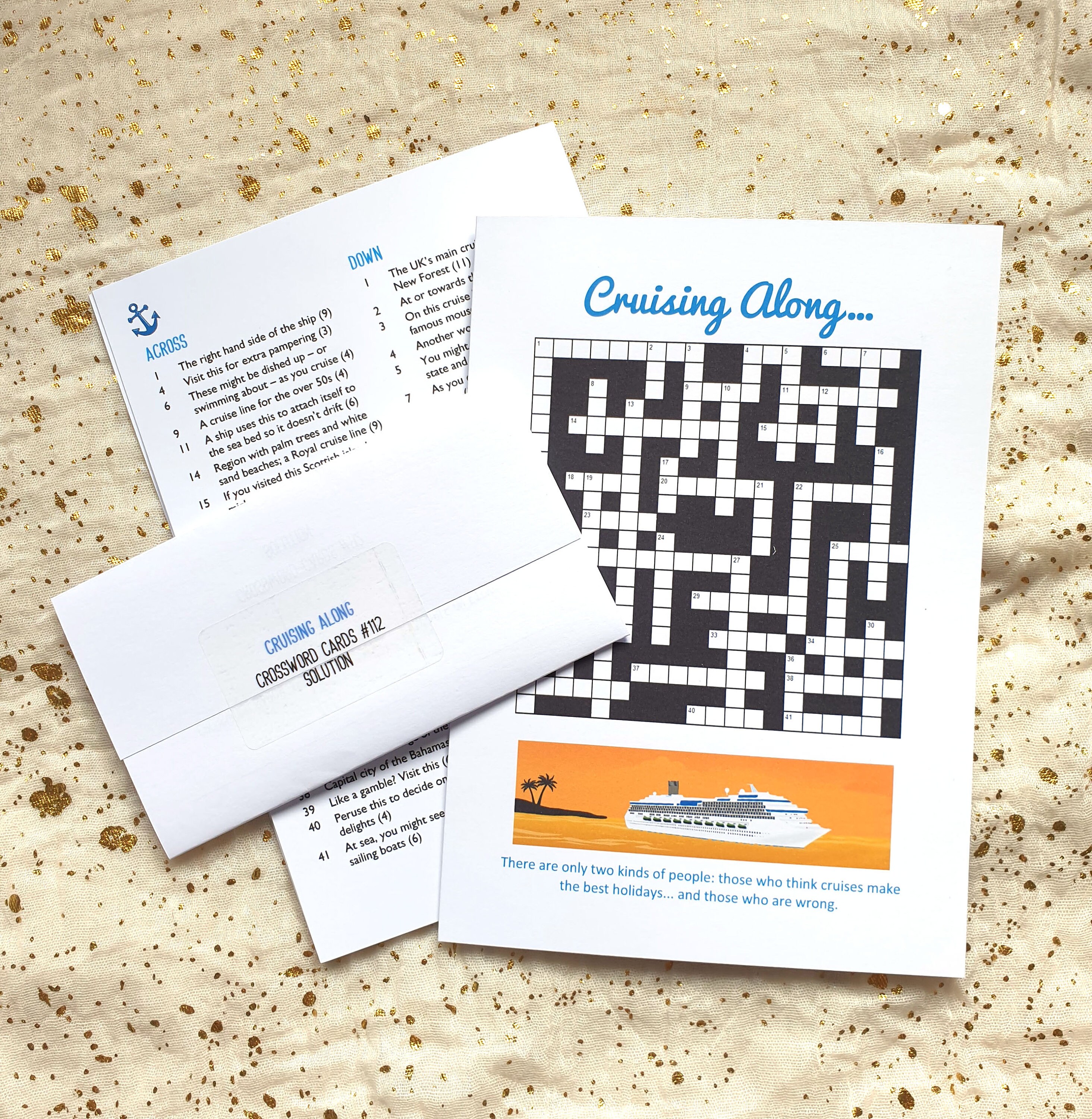 Cruising Along Crossword Card Cruise Holiday Crossword Puzzle Greetings Cruising Along Crossword Card Cruise Holiday Crossword Puzzle Greetings