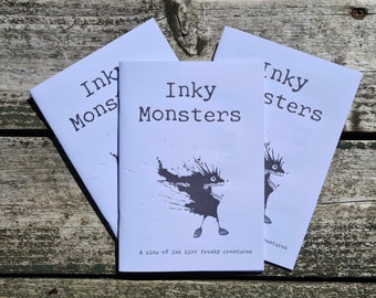 Inky Monsters - a handmade art zine