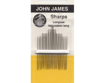 Colonial Needle Sharps Hand Needles-Size 8 20//Pkg